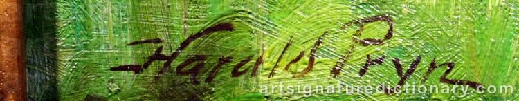 Signature by Harald PRYN