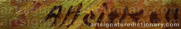 Signature by Arthur HEICKELL