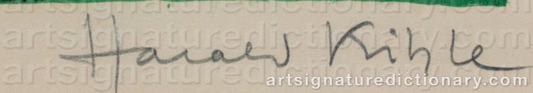 Signature by Harald Olai KIHLE
