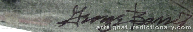 Signature by George BARRIS