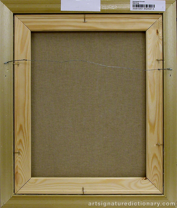 Close-up details showing Madelaine ‘M Pyk’ PYK signature forgery characteristics