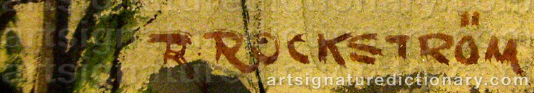 Signature by Rune ROCKSTRÖM