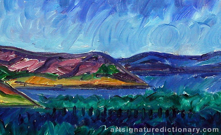 Close-up details showing Inge SCHIÖLER signature forgery characteristics