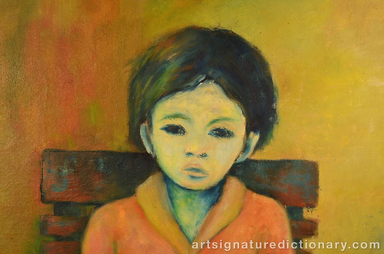 Close-up details showing Sukmantara JEIHAN signature forgery characteristics