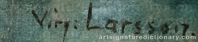Signature by Virginia LARSSON