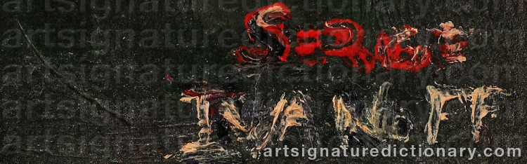 Signature by Sergei Petrovich IVANOFF
