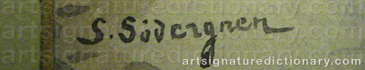 Signature by Sophie SÖDERGREN