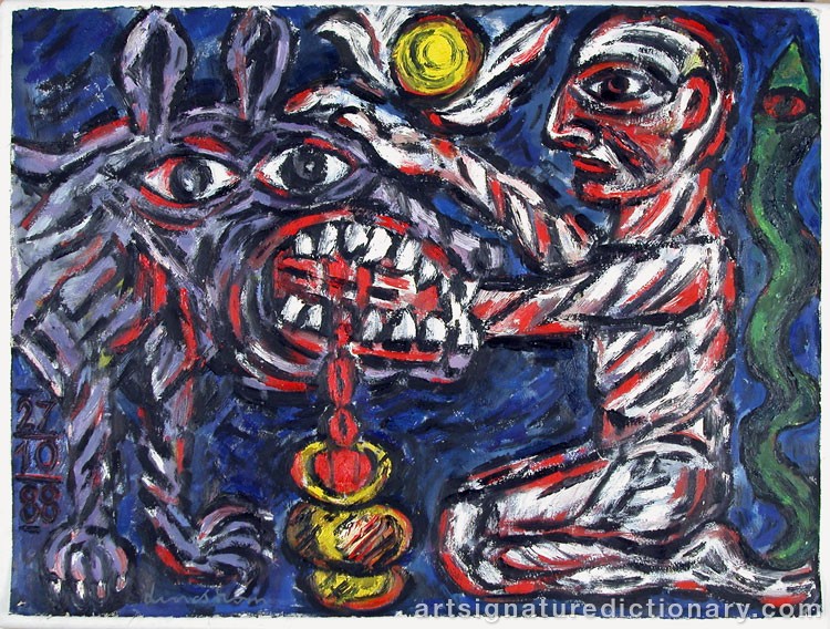 Close-up details showing Bengt LINDSTRÖM signature forgery characteristics