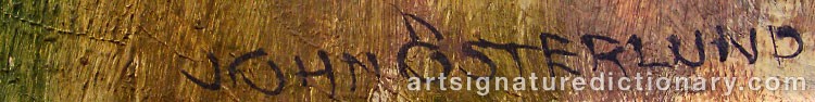 Signature by John ÖSTERLUND