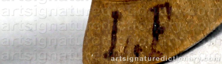 Authentic signature by Lars FROM on  artwork