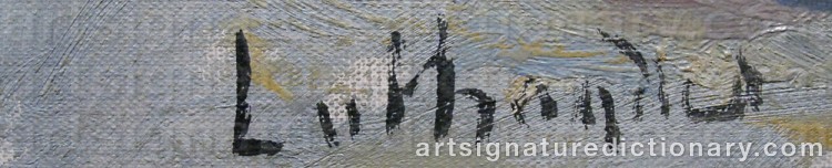 Signature by Carl LUTHANDER