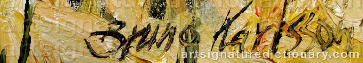 Signature by Bruno KARLSSON