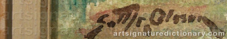 Signature by Gottfrid OLSSON