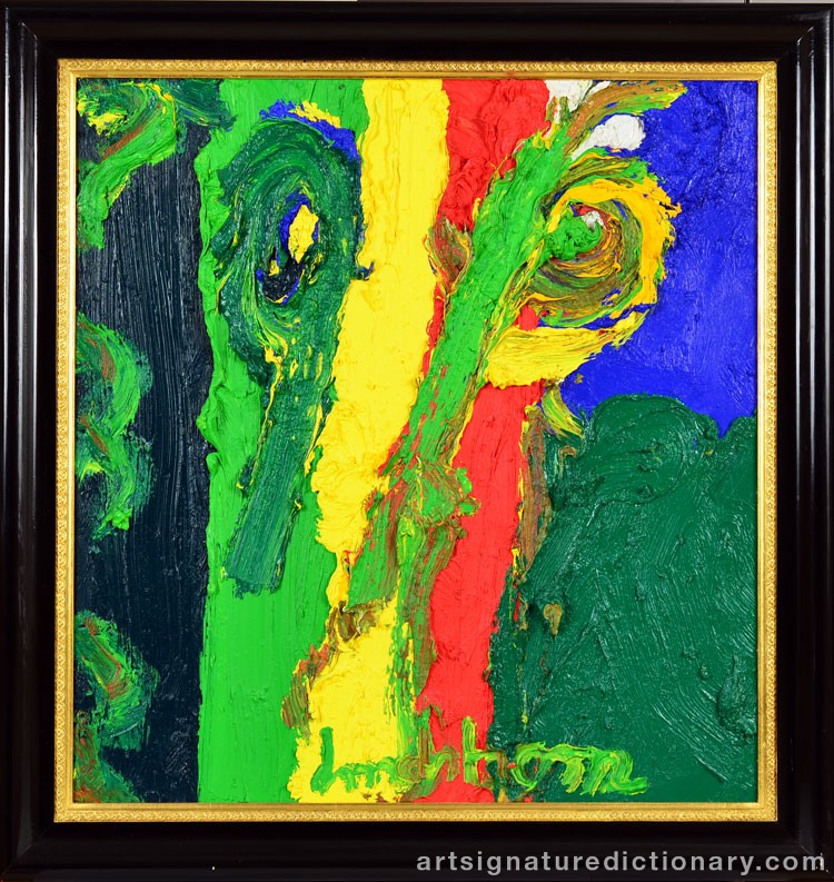 Close-up details showing Bengt LINDSTRÖM signature forgery characteristics