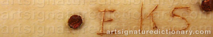 Signature by Erik Knutsson (Sami Artist) SUNNA