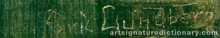 Signature by Eric LUNDBERG