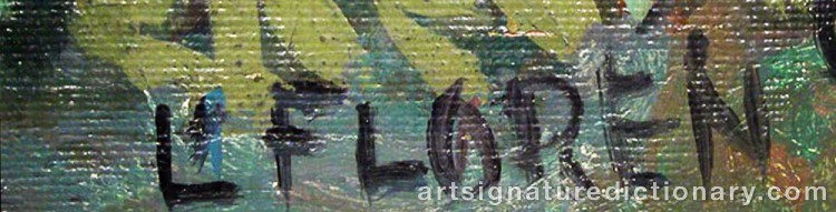 Signature by Lars FLORÉN
