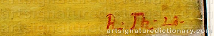 Signature by Rudolph THYGESEN