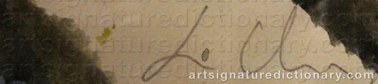 Signature by Sandro CHIA
