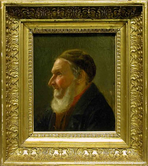 Close-up details showing Knud Larsen BERGSLIEN signature forgery characteristics
