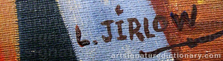 Forged signature of Lennart JIRLOW