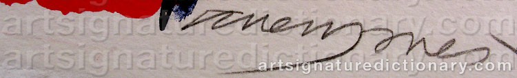 Signature by Allen JONES
