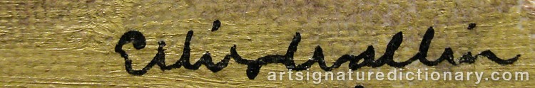 Signature by Ellis WALLIN