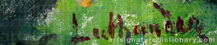 Signature by Carl LUTHANDER