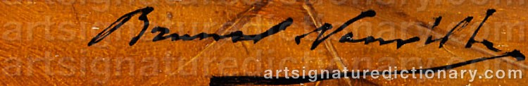 Signature by Alfred Arthur BRUNEL DE NEUVILLE
