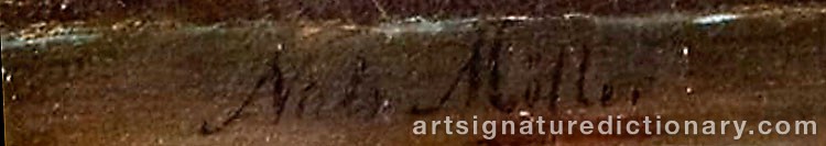 Signature by Niels Bjørnsen MØLLER