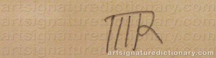 Signature by Man RAY