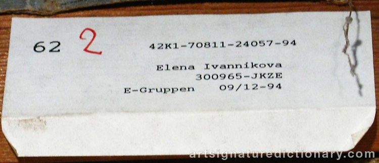 Close-up details showing Paul FISCHER signature forgery characteristics