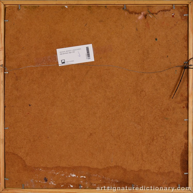 Close-up details showing Bengt LINDSTRÖM signature forgery characteristics