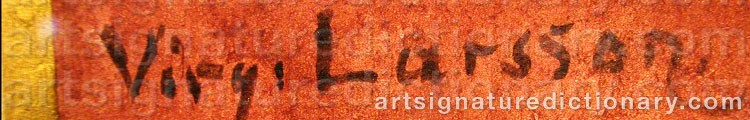 Signature by Virginia LARSSON