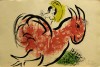 Close-up details showing Marc CHAGALL signature forgery characteristics