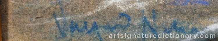 Signature by Valfrid NELSON