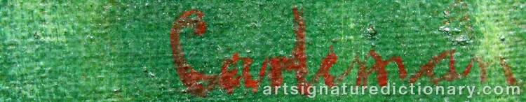 Signature by Gustaf CARLEMAN