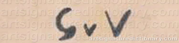 Signature by Geer Van VELDE