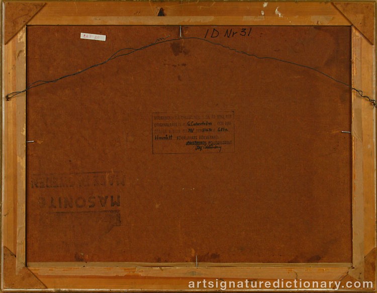 Close-up details showing Gustaf CEDERSTRÖM signature forgery characteristics