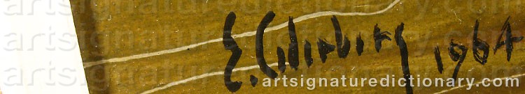 Signature by Eric CEDERBERG