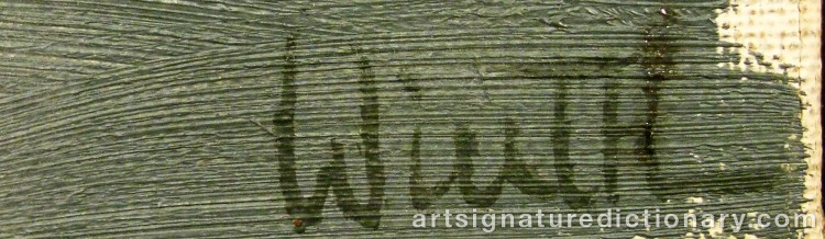 Signature by John WIERTH