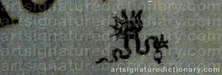 Authentic signature by Lucas The Younger CRANACH on artwork