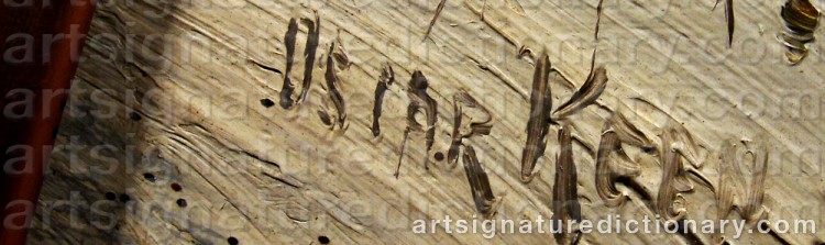 Signature by Oscar KEEN
