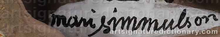 Signature by Mari SIMMULSON