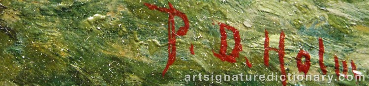 Signature by Per Daniel HOLM