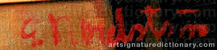Signature by Gerhard NORDSTRÖM