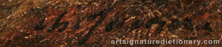 Authentic signature by Charles JACQUES on Painting/Watercolour artwork