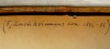 Close-up details showing August STRINDBERG signature forgery characteristics