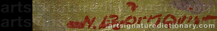Signature by Nils BJÖRKQVIST