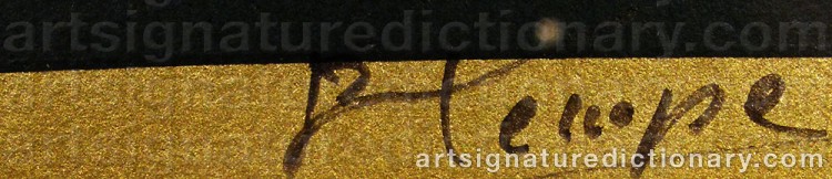 Signature by Roland KEMPE